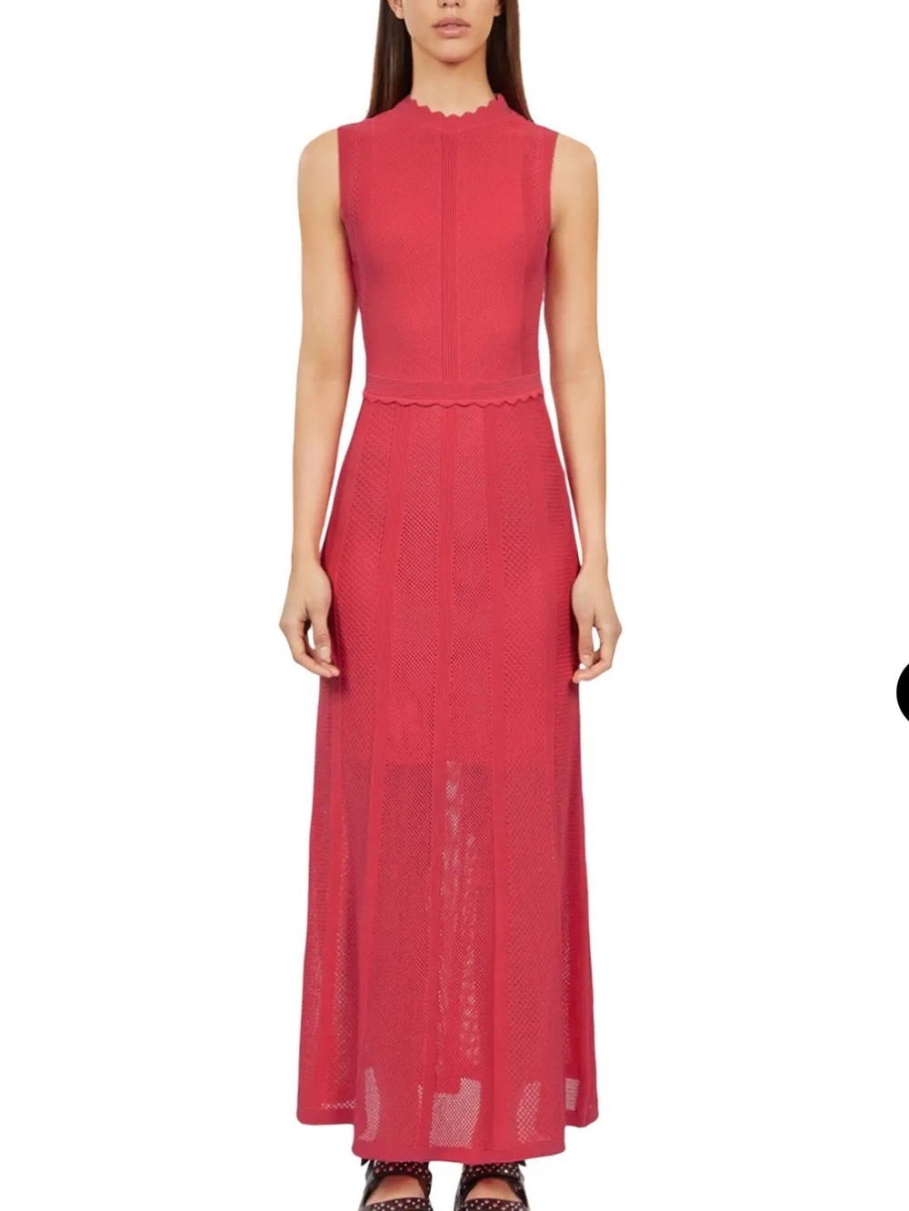 The Kooples Coral Pink Knit Dress